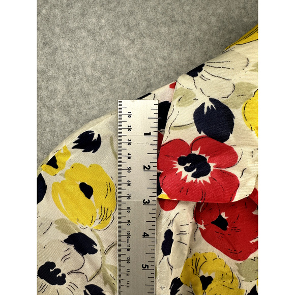 Handmade Vintage Floral Collared Blouse Small - Picture 5 of 9